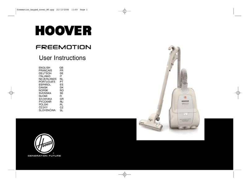 Hoover freemotion User manual