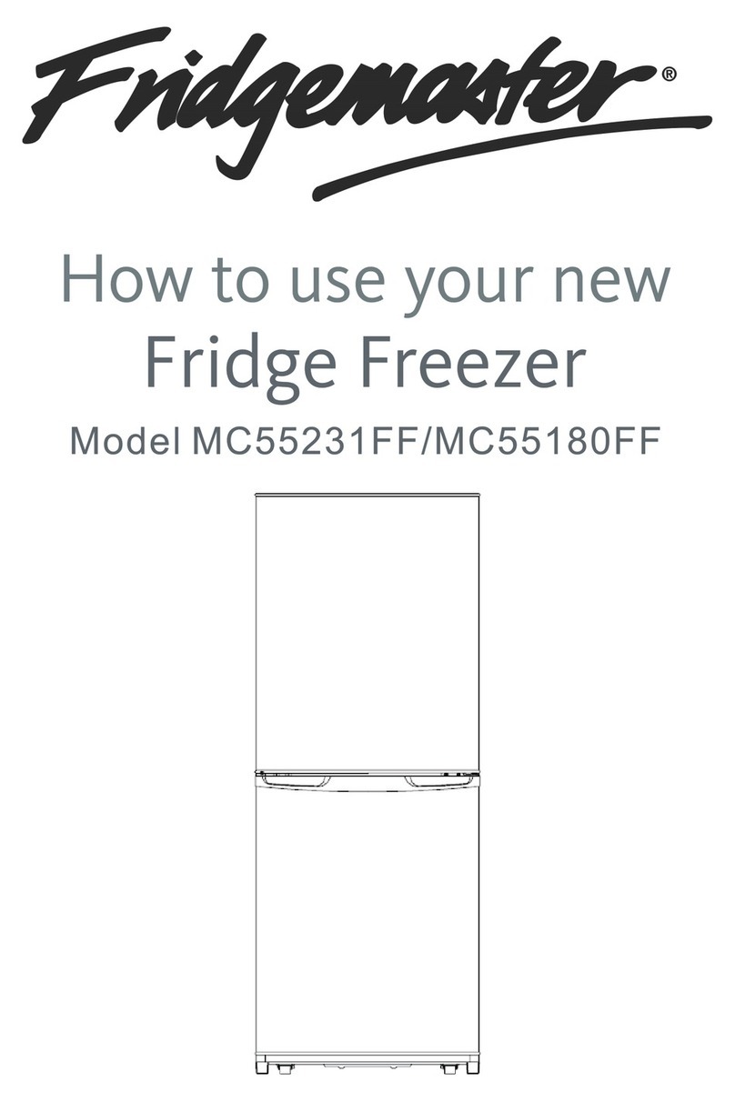 Fridgemaster MC55231FF Operating instructions