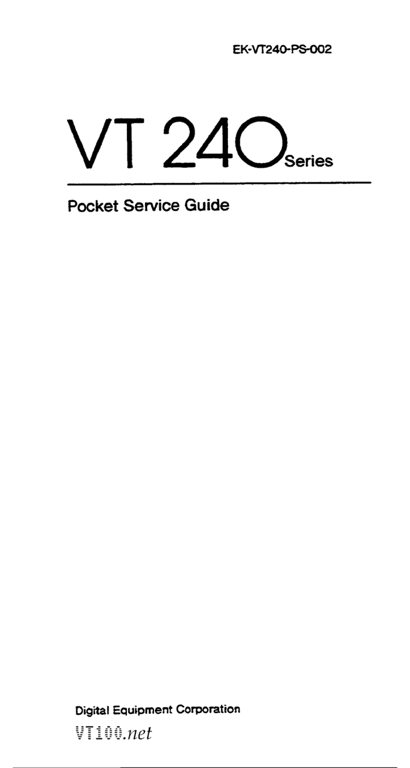 DEC VT 240 Series Service guide