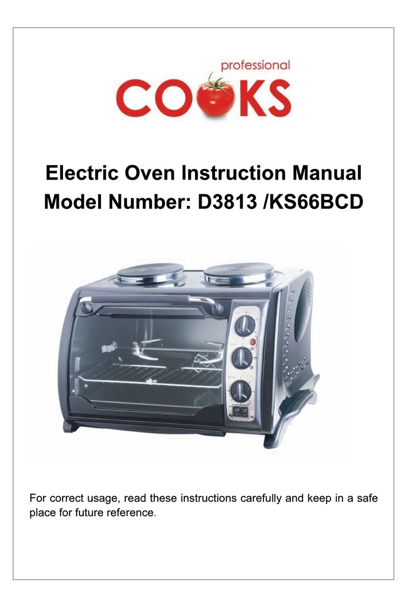 Cooks D3813/KS66BCD User manual
