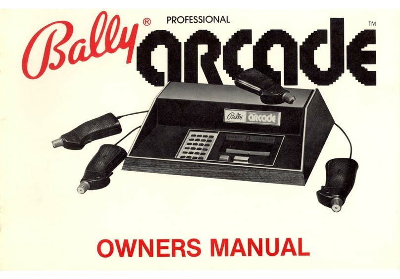 Bally Professional Arcade owner's manual