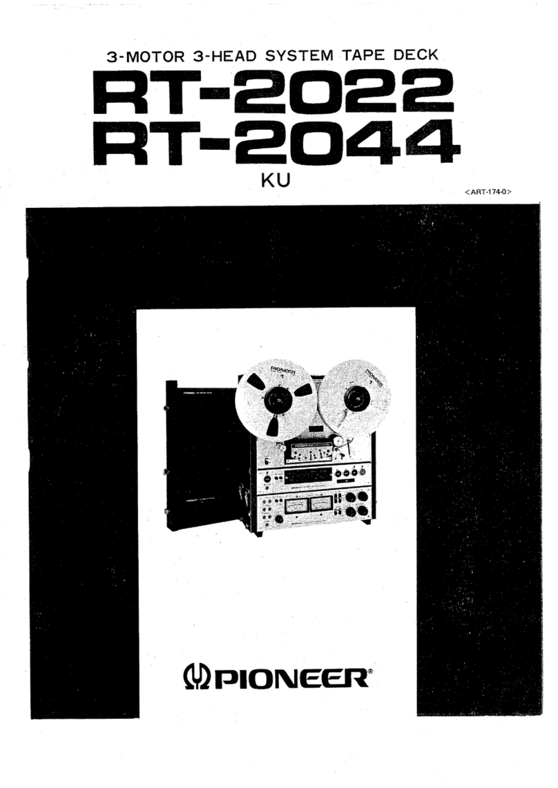 Pioneer RT-2022 user manual