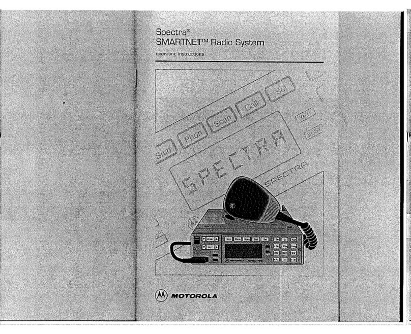 Motorola Spectra SmartNet C2 operating instructions