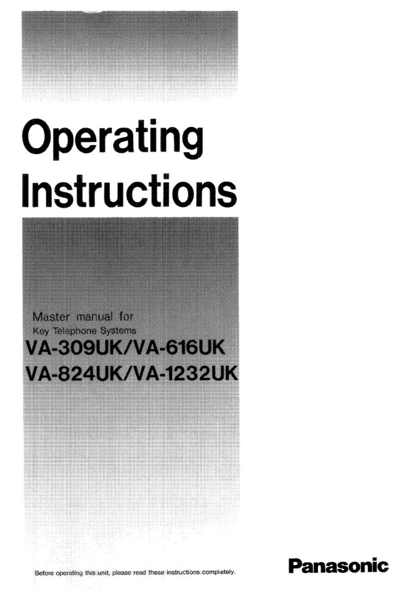 Panasonic VA-309UK User manual