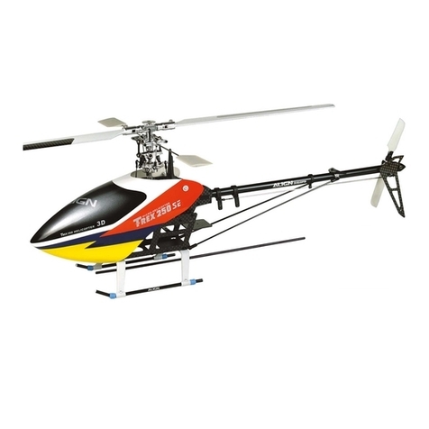 Align Trex 250 SE KX019005T User manual Align Trex 250 SE KX019005T User manual