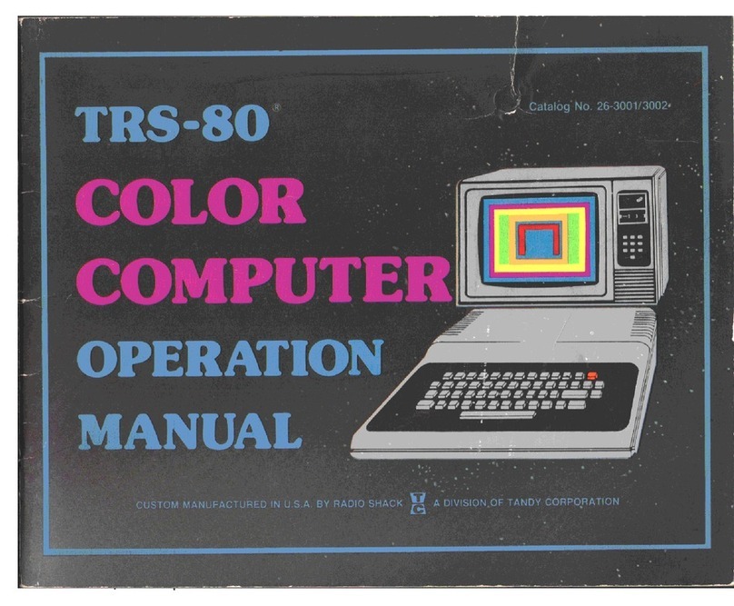 Radio Shack TRS-80 Operation manual