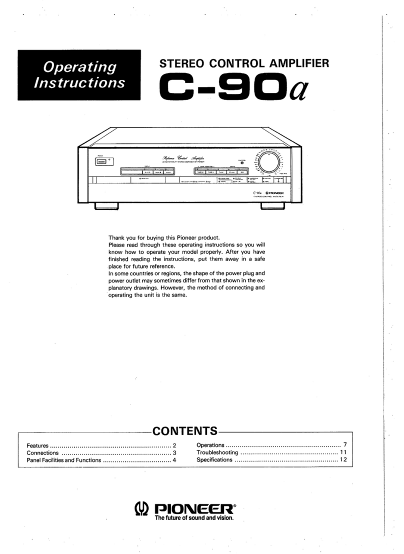 Pioneer C-90A User manual