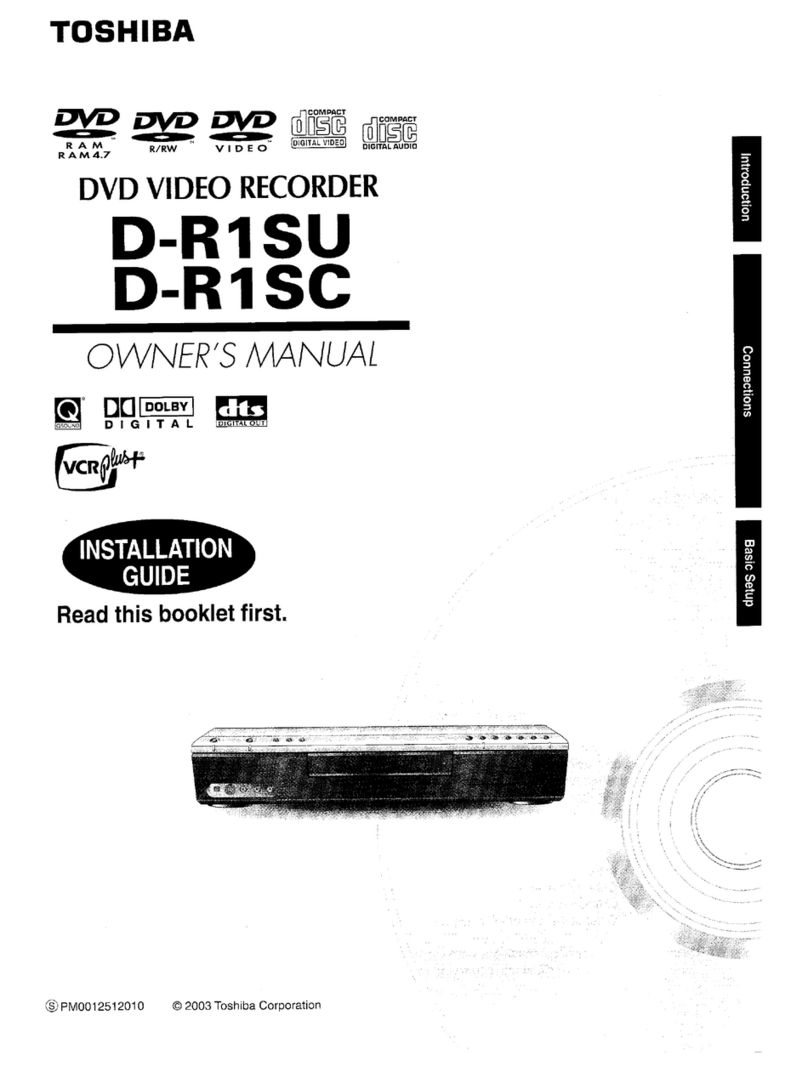 Toshiba D-R1SU User manual