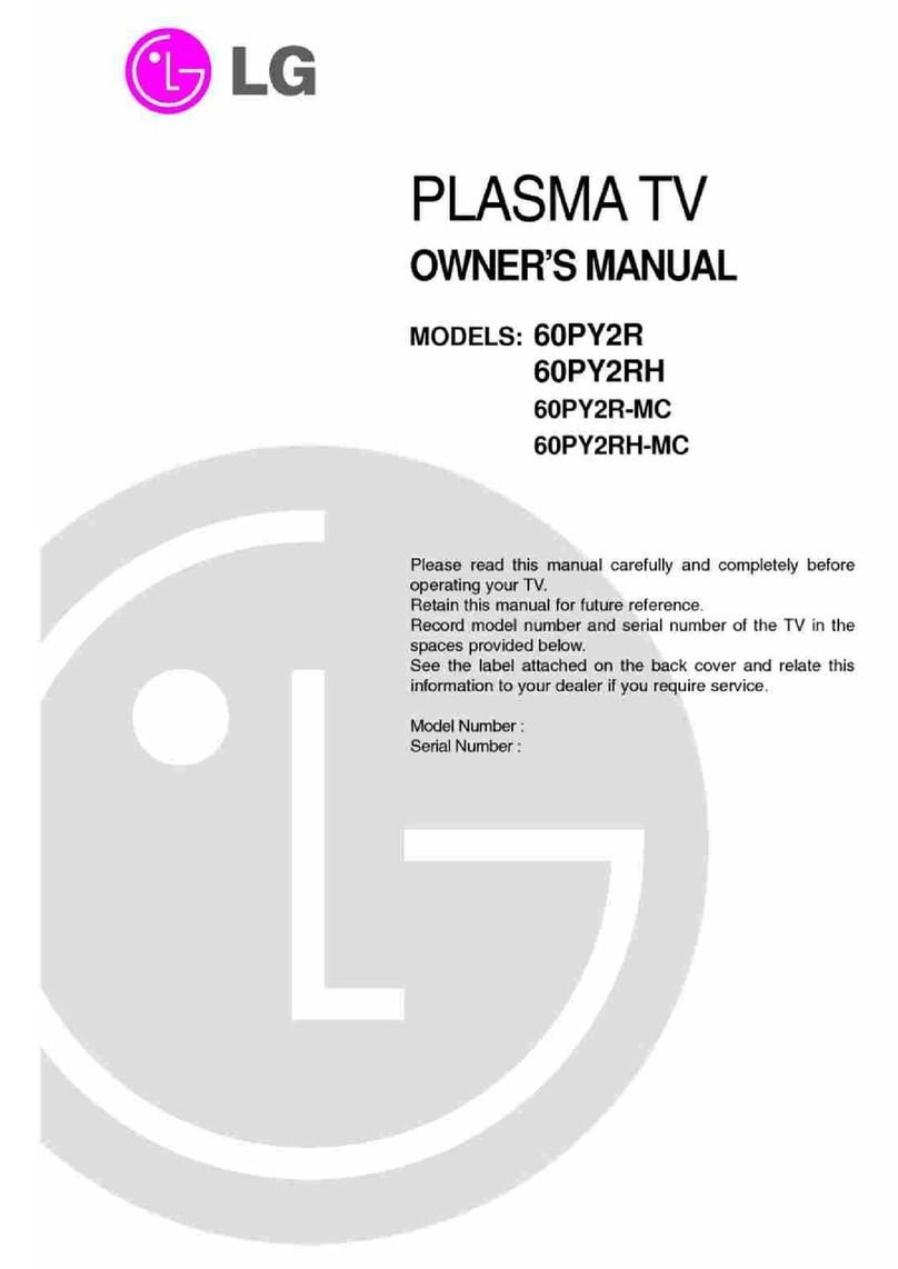 LG 60PY2R User manual