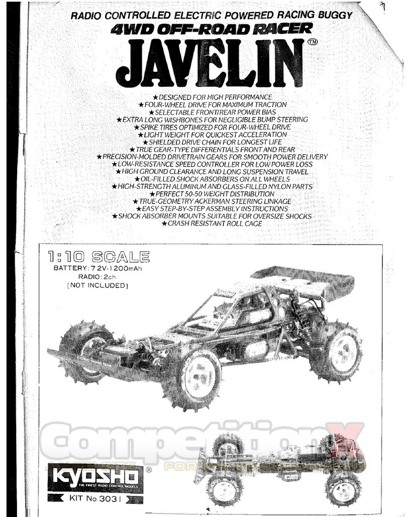 Kyosho Javelin 3031 User manual Kyosho Javelin 3031 User manual