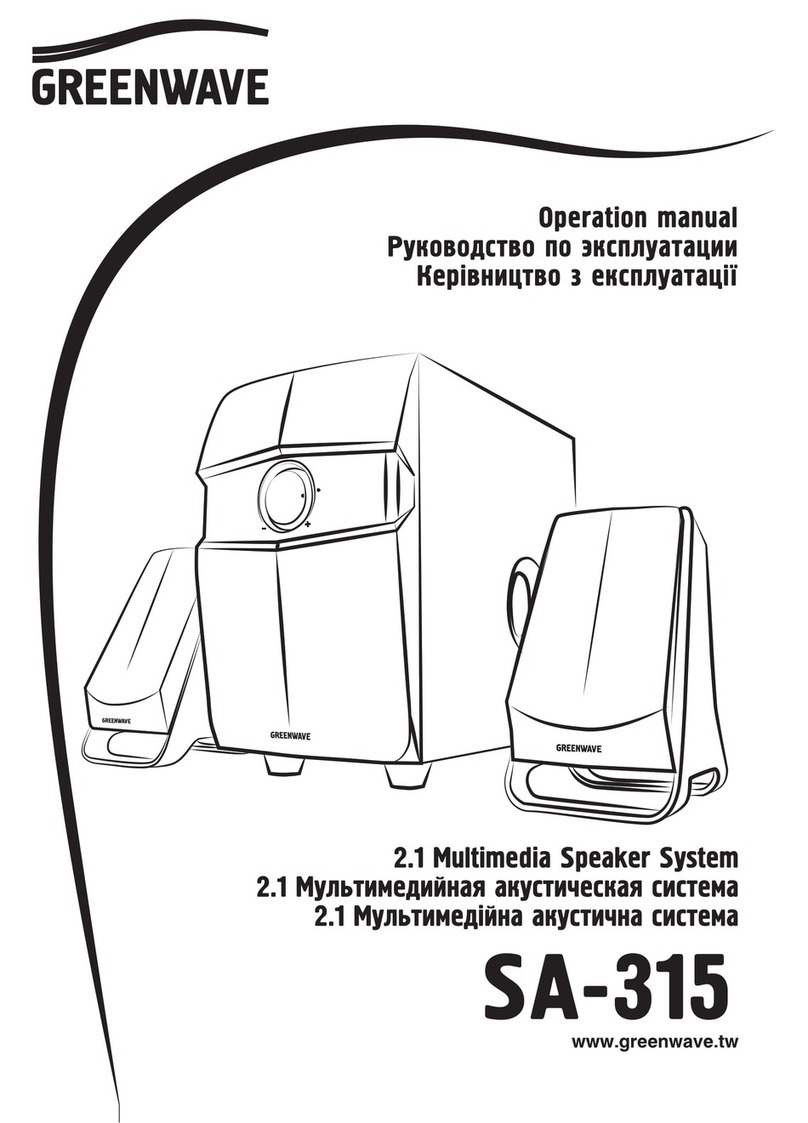 GreenWave SA-315 User manual
