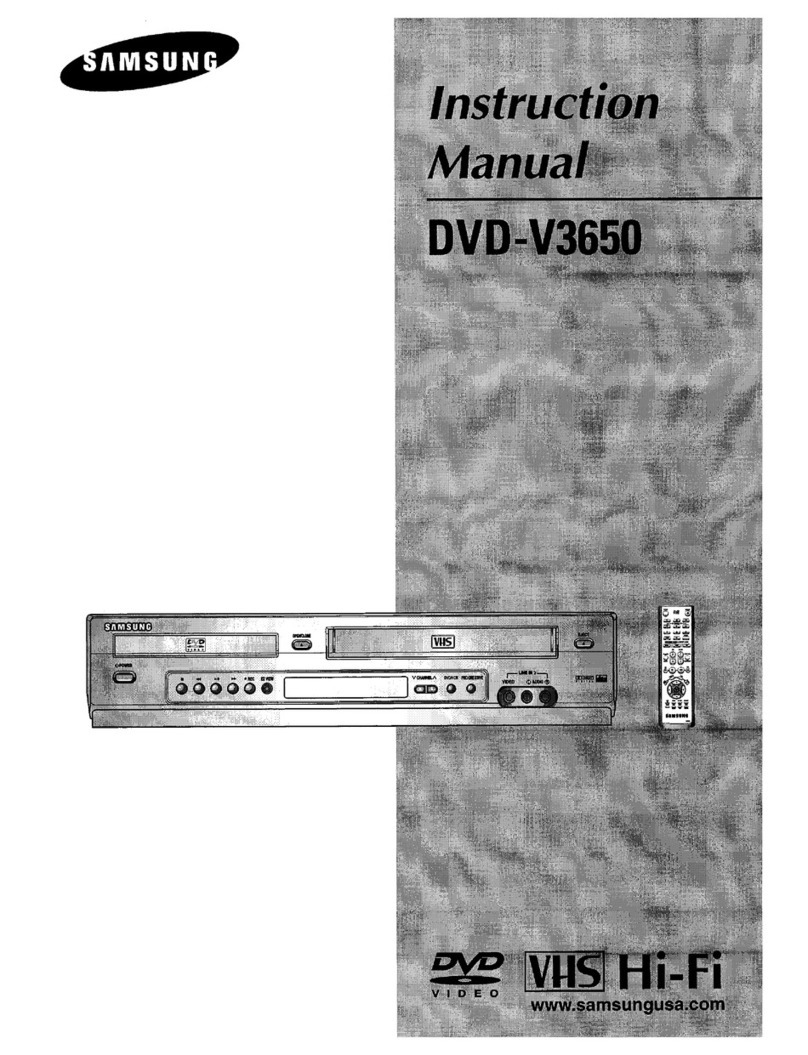 Samsung DVD-V3650 User manual