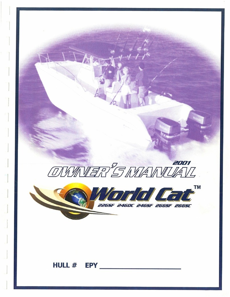 World Cat 2001 266 sc owner's manual
