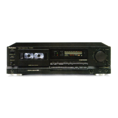 Technics RS-B555 Service manual