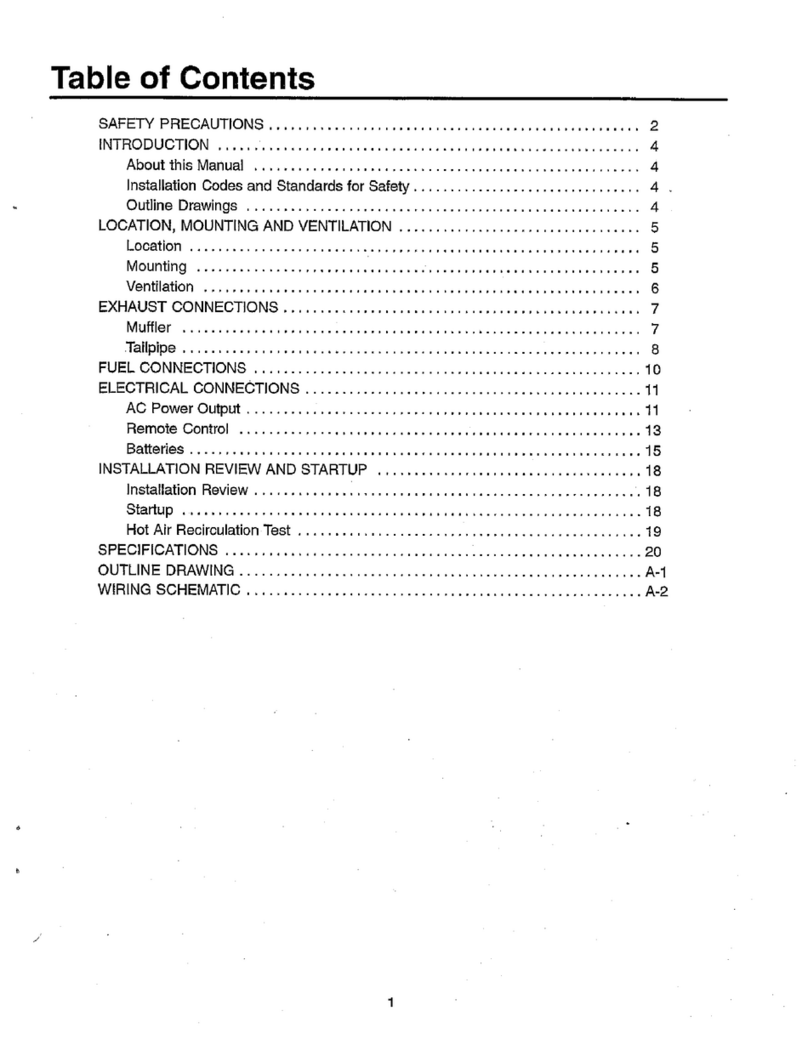 Onan HDCAC User manual