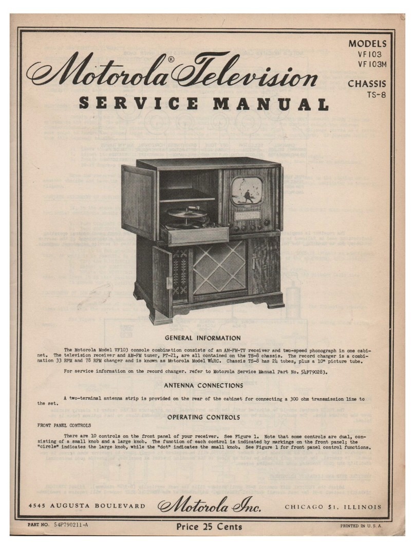 Motorola VF103 Service manual