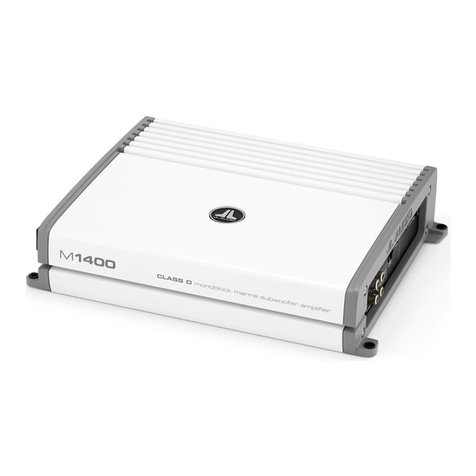 JL Audio M-Series M1400 owner's manual