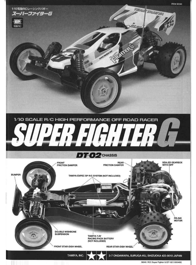 Tamiya Super Fighter G User manual