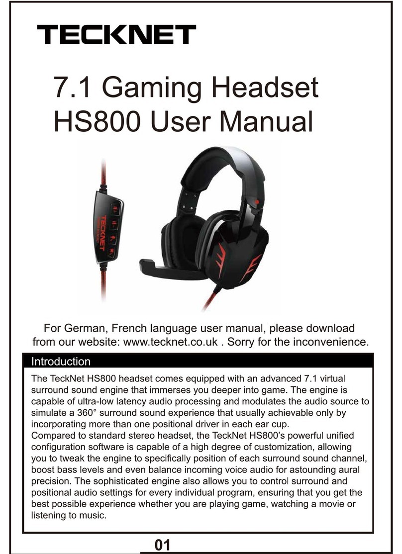 Tecknet HS800 user manual