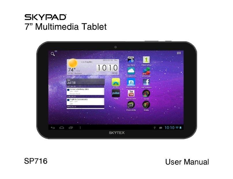 Skypad SP716 User manual