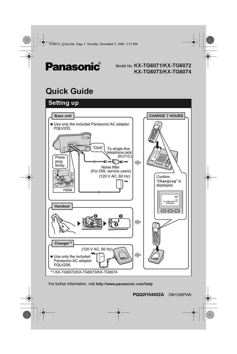 Panasonic KX-TG6071 User manual