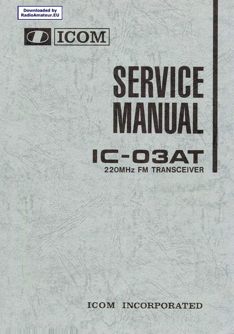 Icom IC-03AT User manual