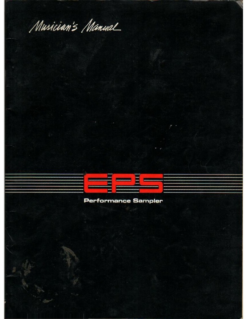 ENSONIQ EPS Musician's manual
