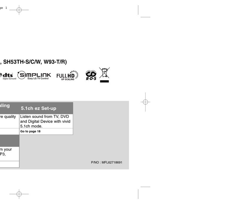 LG HT503THW User manual
