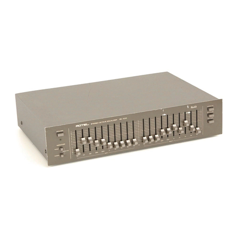 Rotel re-1010 owner's manual