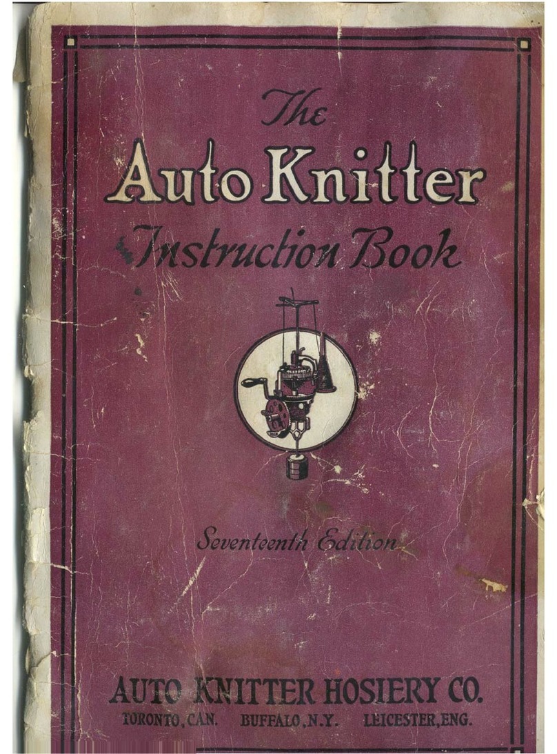 Auto Knitter Hosiery Auto Knitter Instruction book