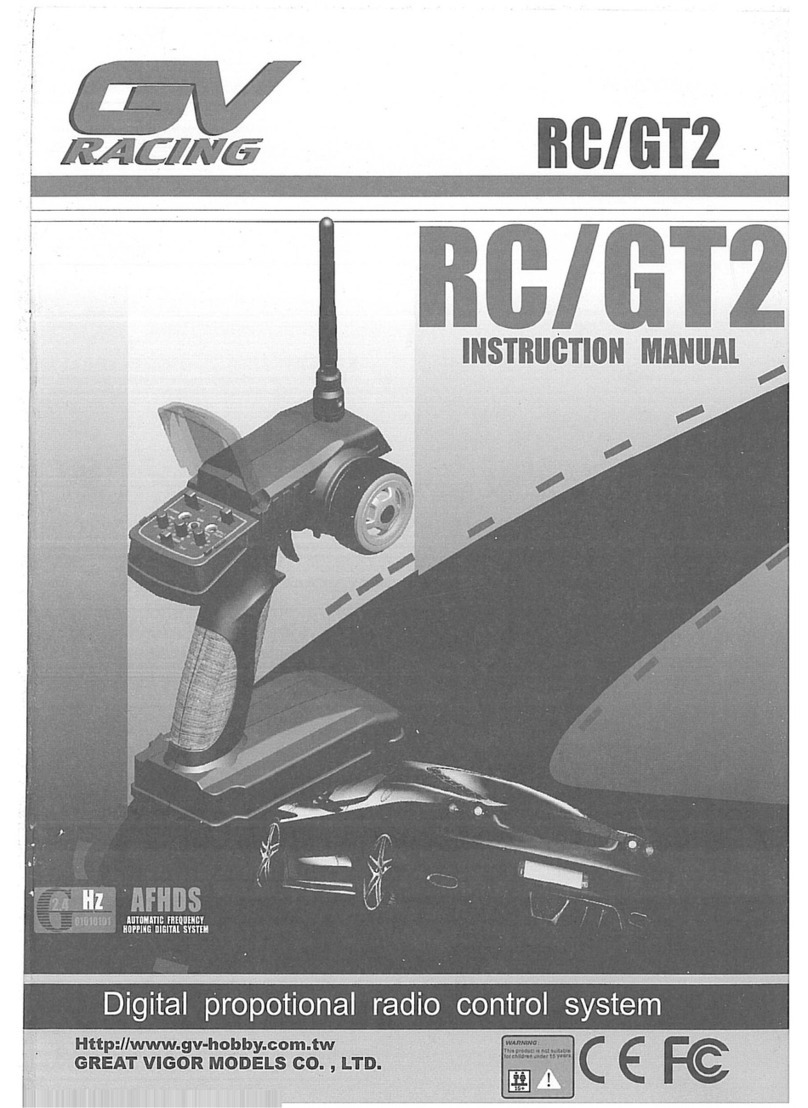GV Racing RC/GT2 User manual