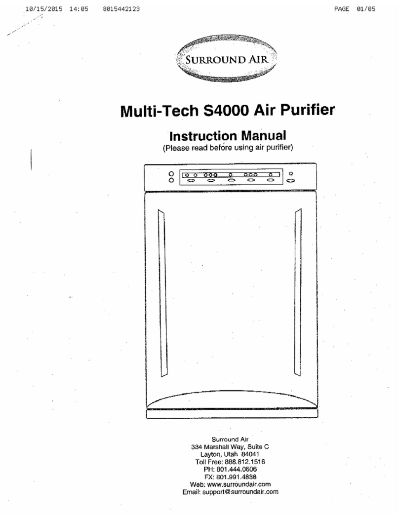 Surround Air Multi-Tech S4000 User manual