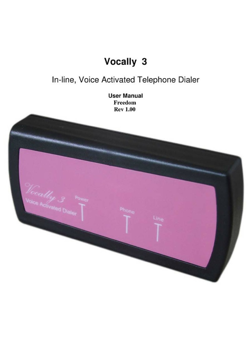 G.G. Electronics Vocally 3 User manual