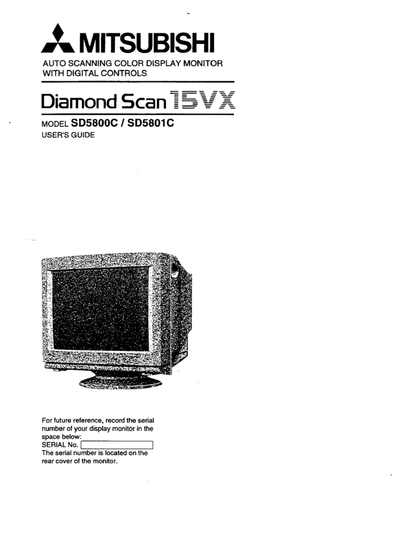 Mitsubishi Diamond Scan SD5800C User manual