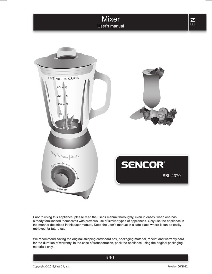 Sencor SBL 4370 user manual