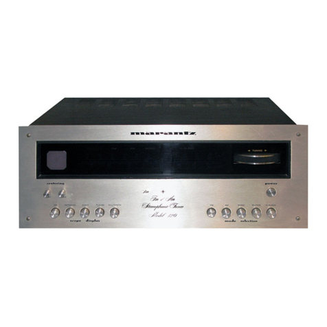 Marantz 120 User manual