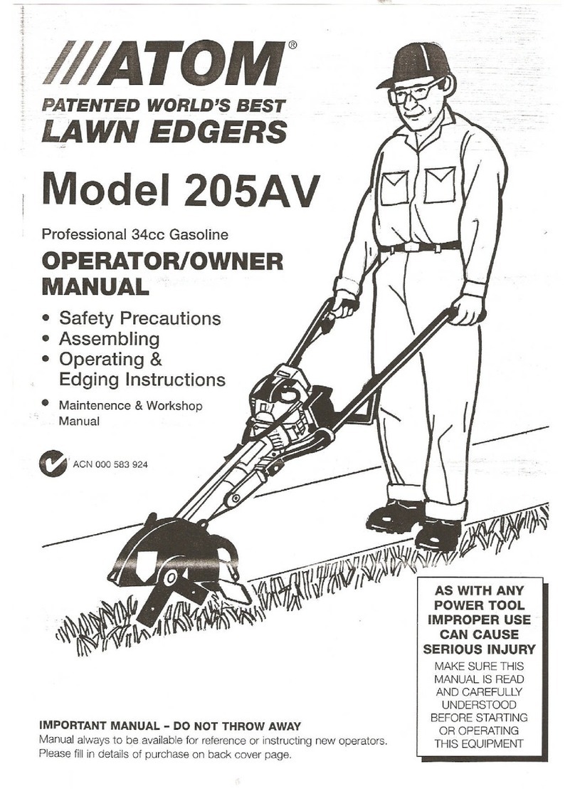 Atom 205AV Operator owner's manual