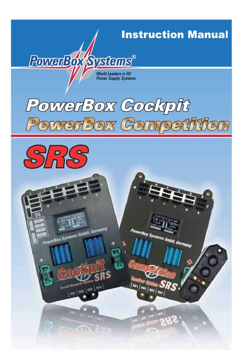 PowerBox Systems PowerBox Cockpit instruction manual
