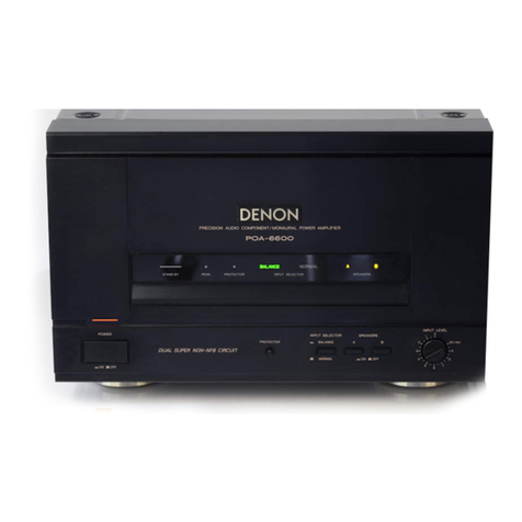 Denon POA-6600 User manual