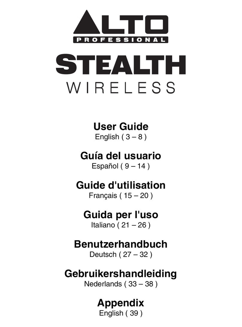 Alto Stealth Wireless User manual Alto Stealth Wireless User manual