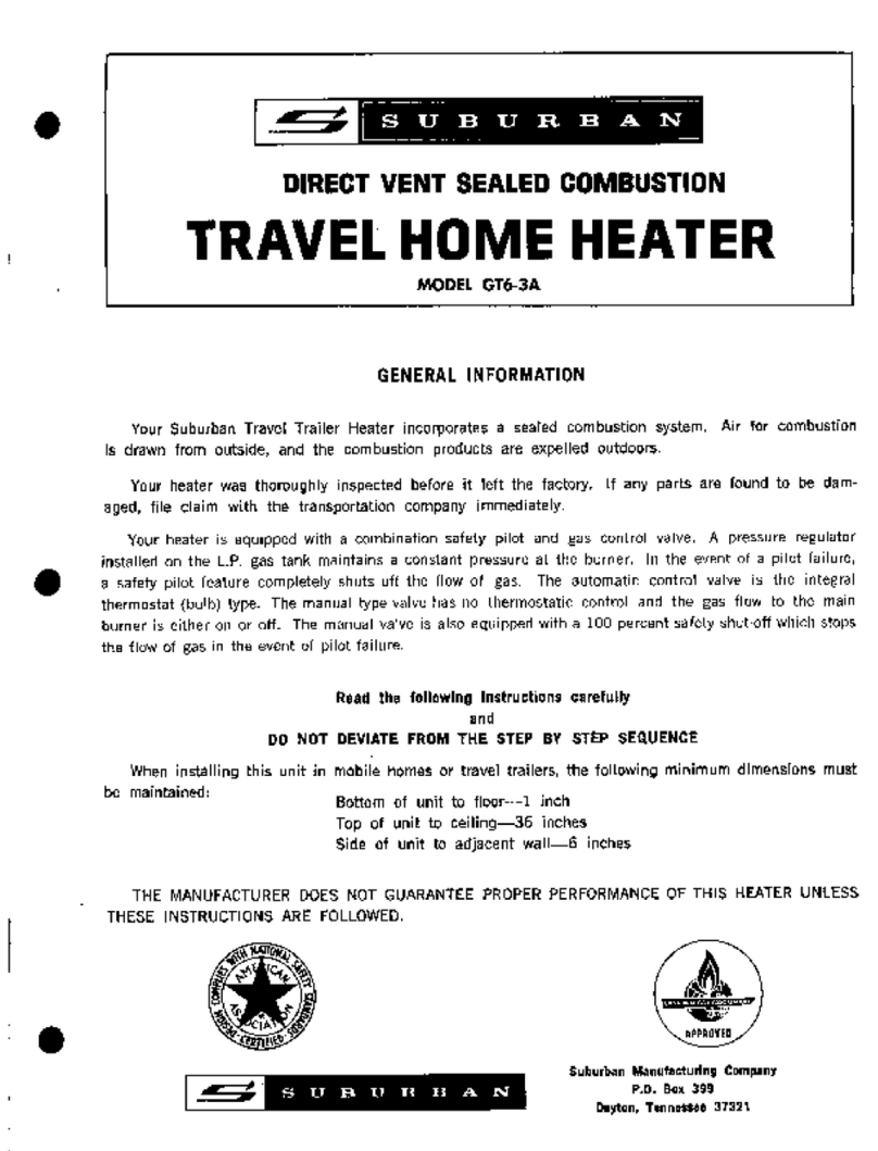 Suburban GT6-3A instructions