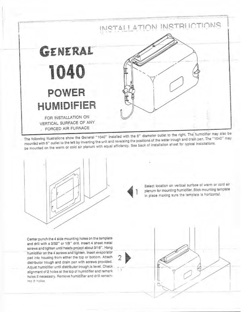 General 1040 installation instructions