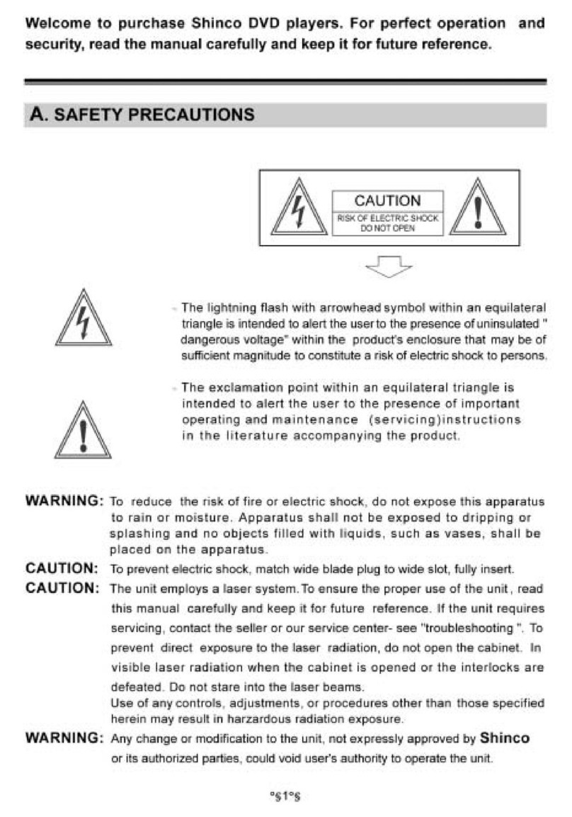 Shinco DVP-310 manual
