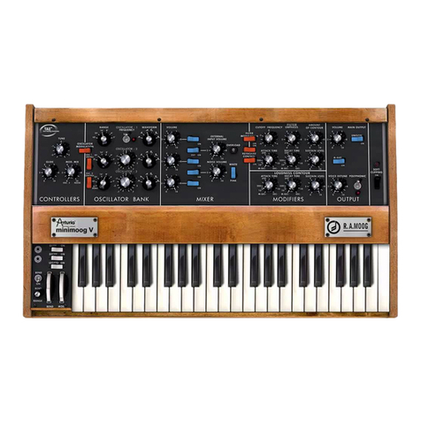 Arturia mini v User manual