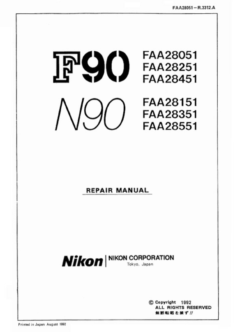 Nikon FAA28051 Operating instructions