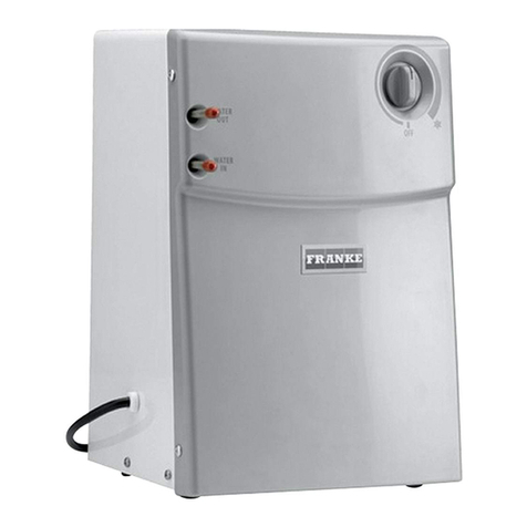 Franke KER1P Mounting instructions