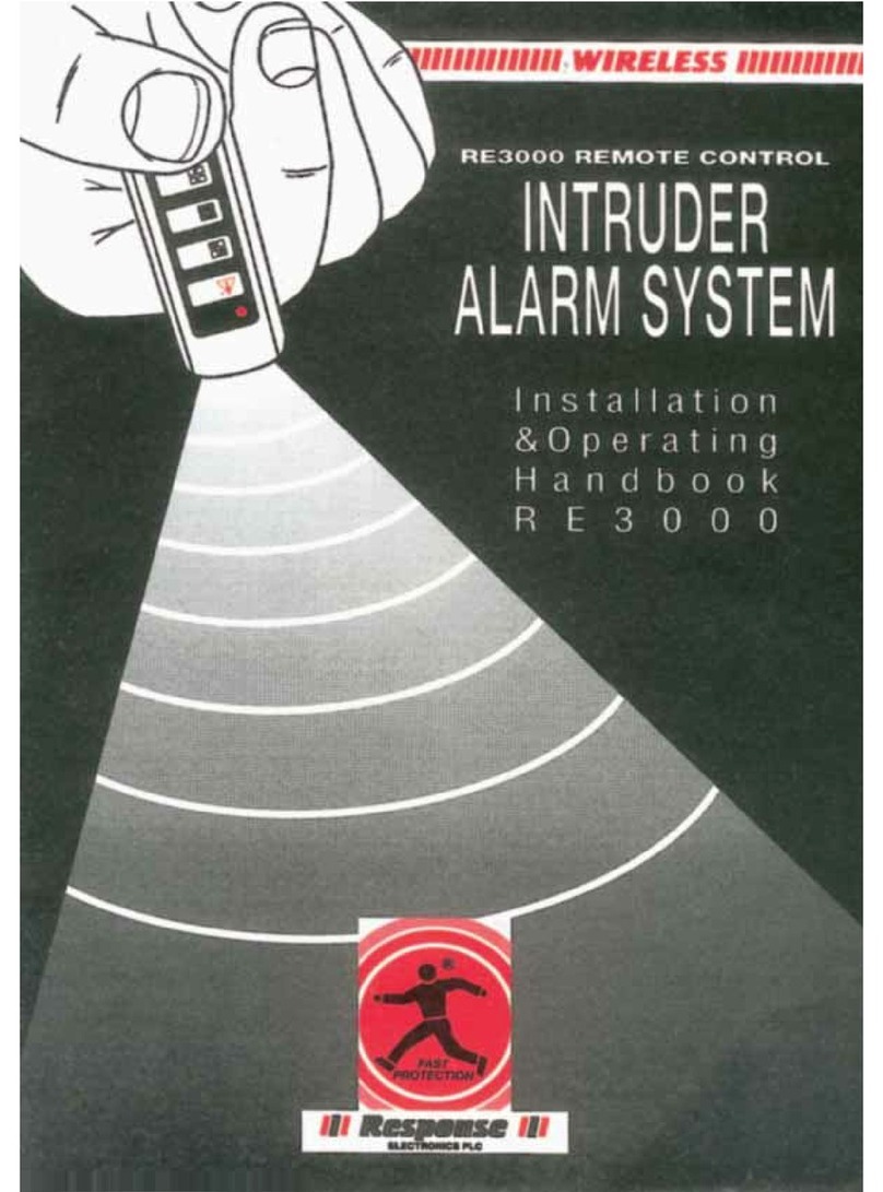 Response Electronics RE 3000 Installation and operating handbook
