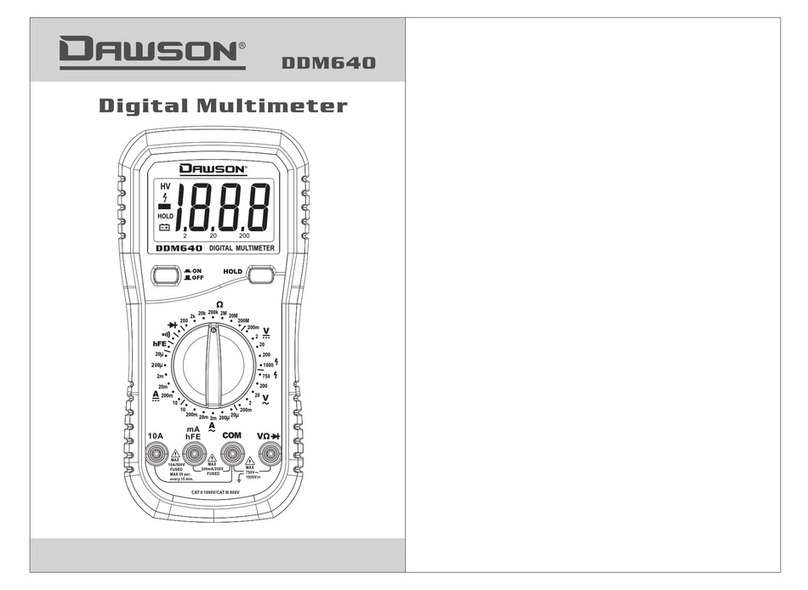Dawson Tools DDM640 user manual