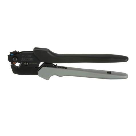 Panduit CT-1700 User manual Panduit CT-1700 User manual