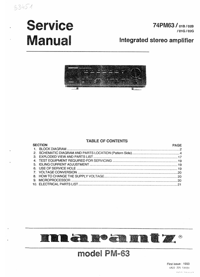 Marantz 74m63 Service manual